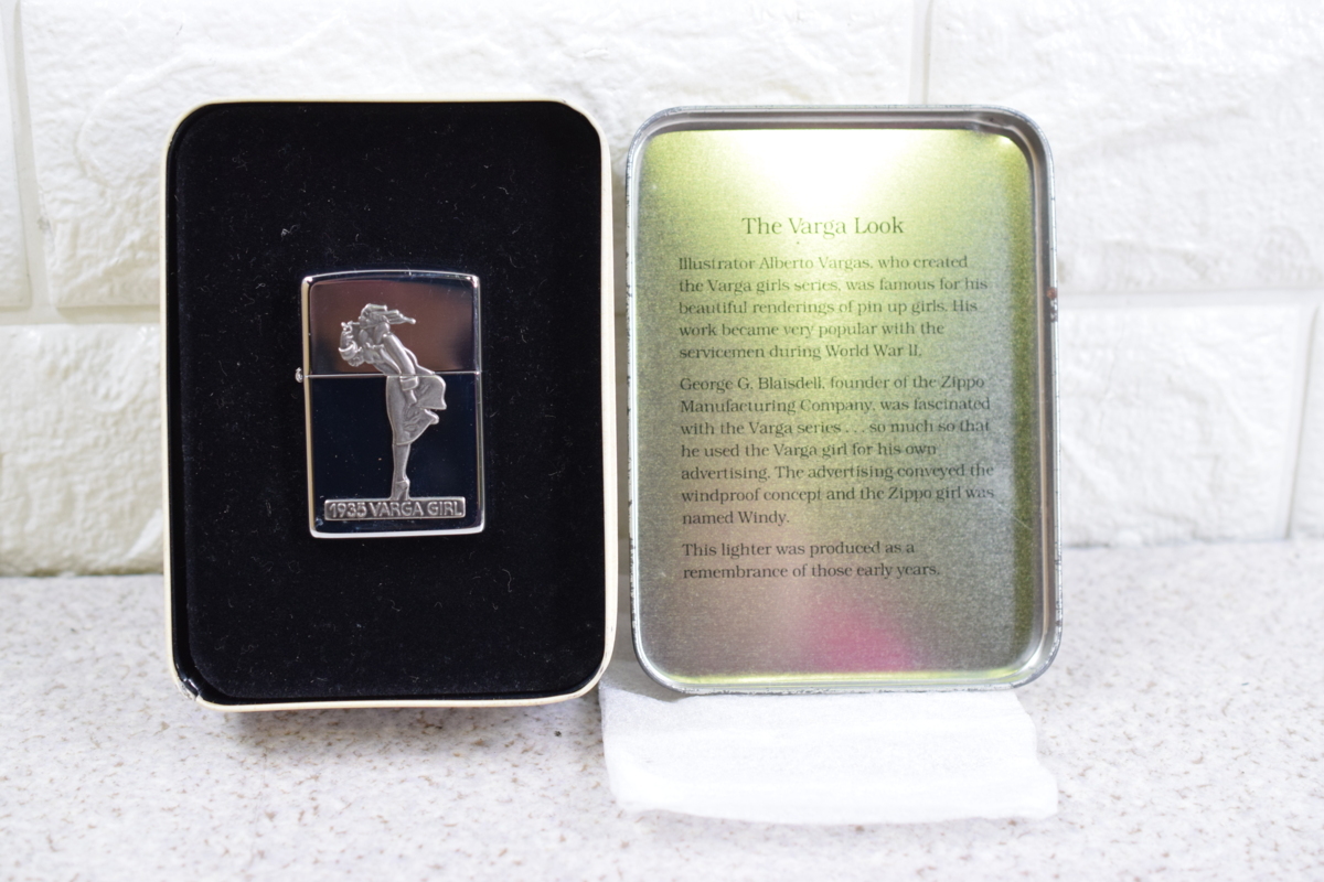 ○-1813 Zippo ジッポー ライター 1935 Varga Girl バーガ ガール 専用 