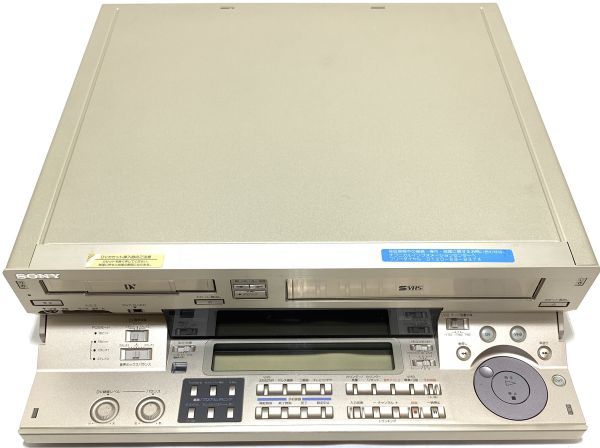 【極上美品☆純正リモコン付き】SONY ソニー WV-D10000 DV miniDV S-VHS VHS Video cassette recorder ビデオデッキ WV-D9000 の兄弟機