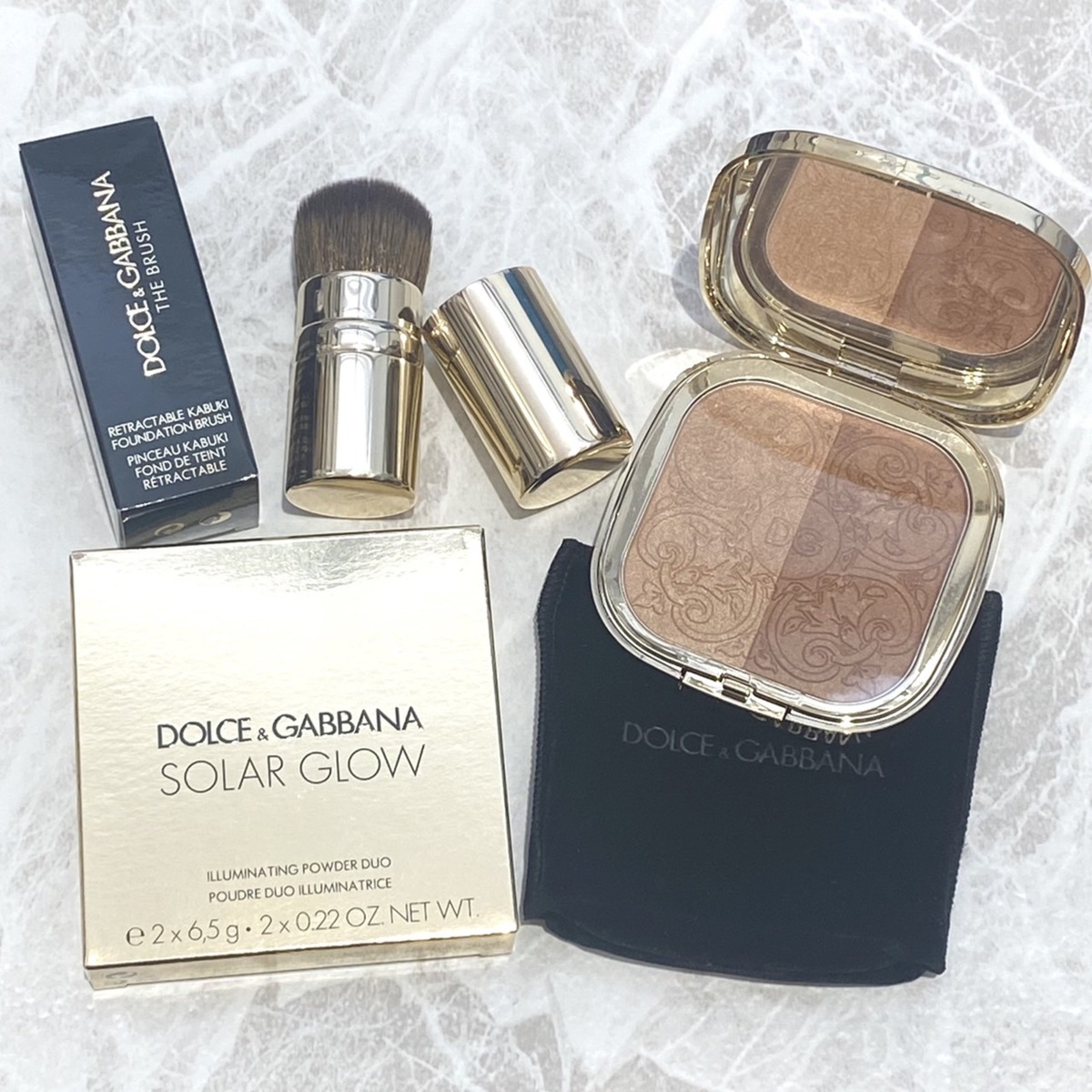 ほぼ未使用 DOLCE & GABBANA SOLAR GLOW ドルチェ&ガッパーナ ソーラー 