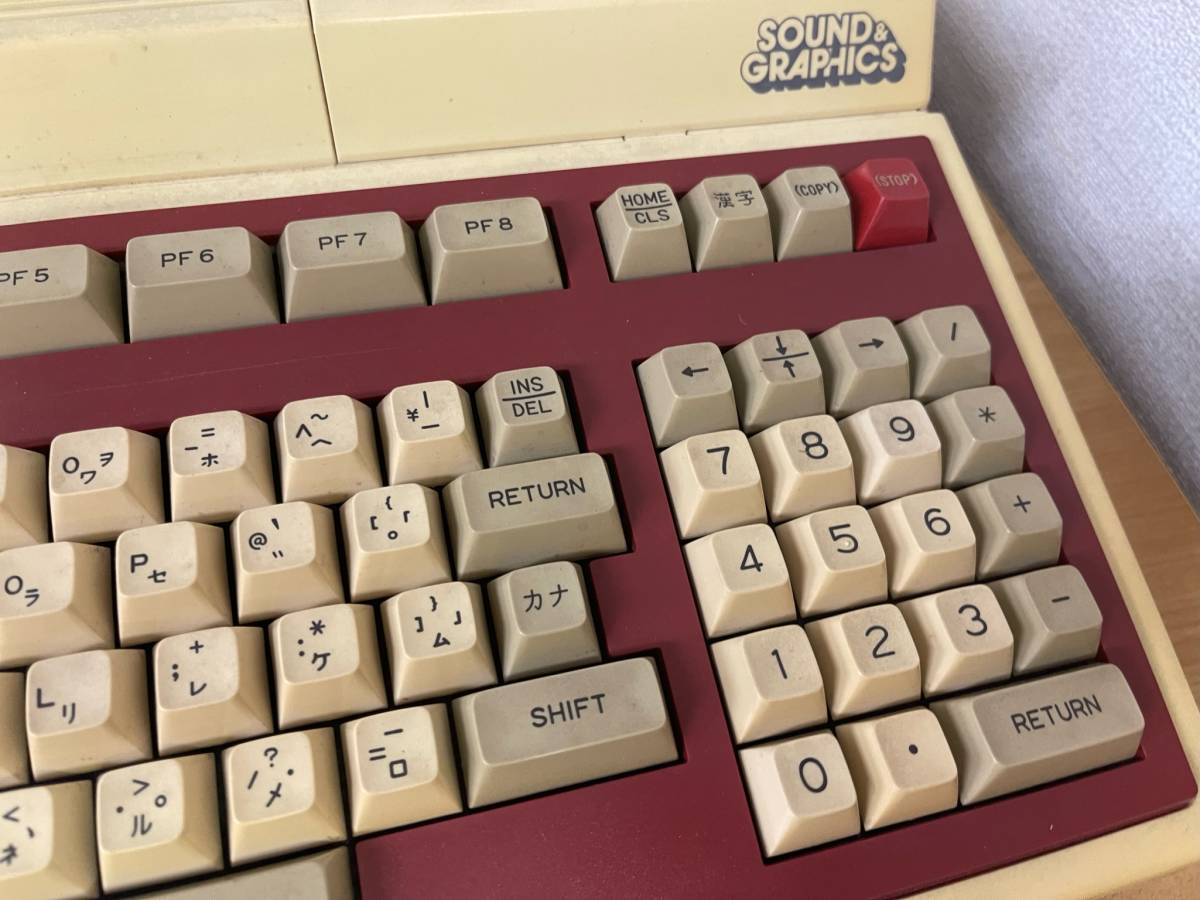 通電確認済み☆ パソピア7 / PA7007 東芝☆ 当時物☆ジャンク扱い 