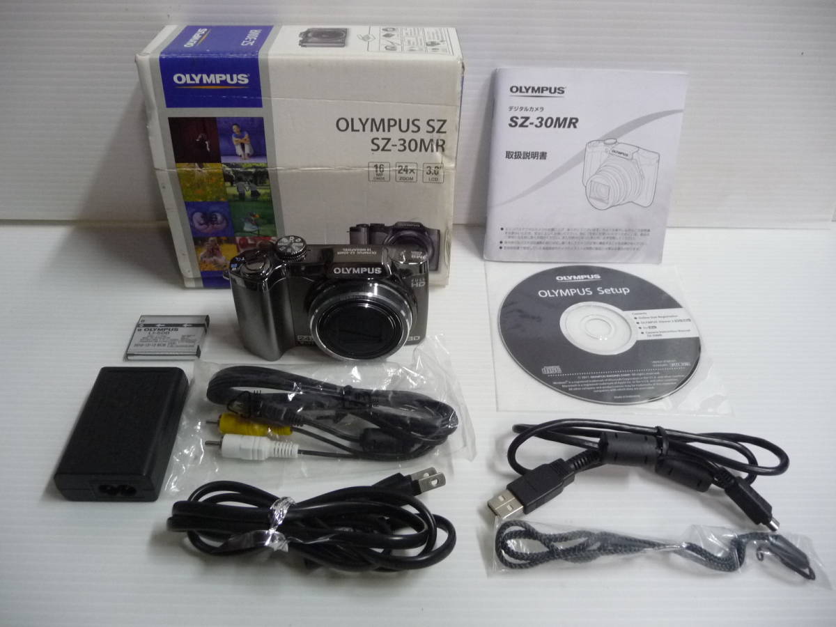 □美品 OLYMPUS オリンパス デジタルカメラ デジカメ SZ-30MR