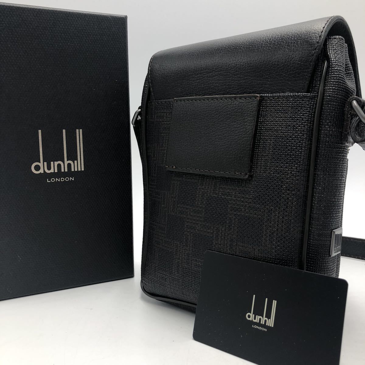 1円《極美品》 dunhill メンズ ショルダーバッグ 多収納 ディーエイト 