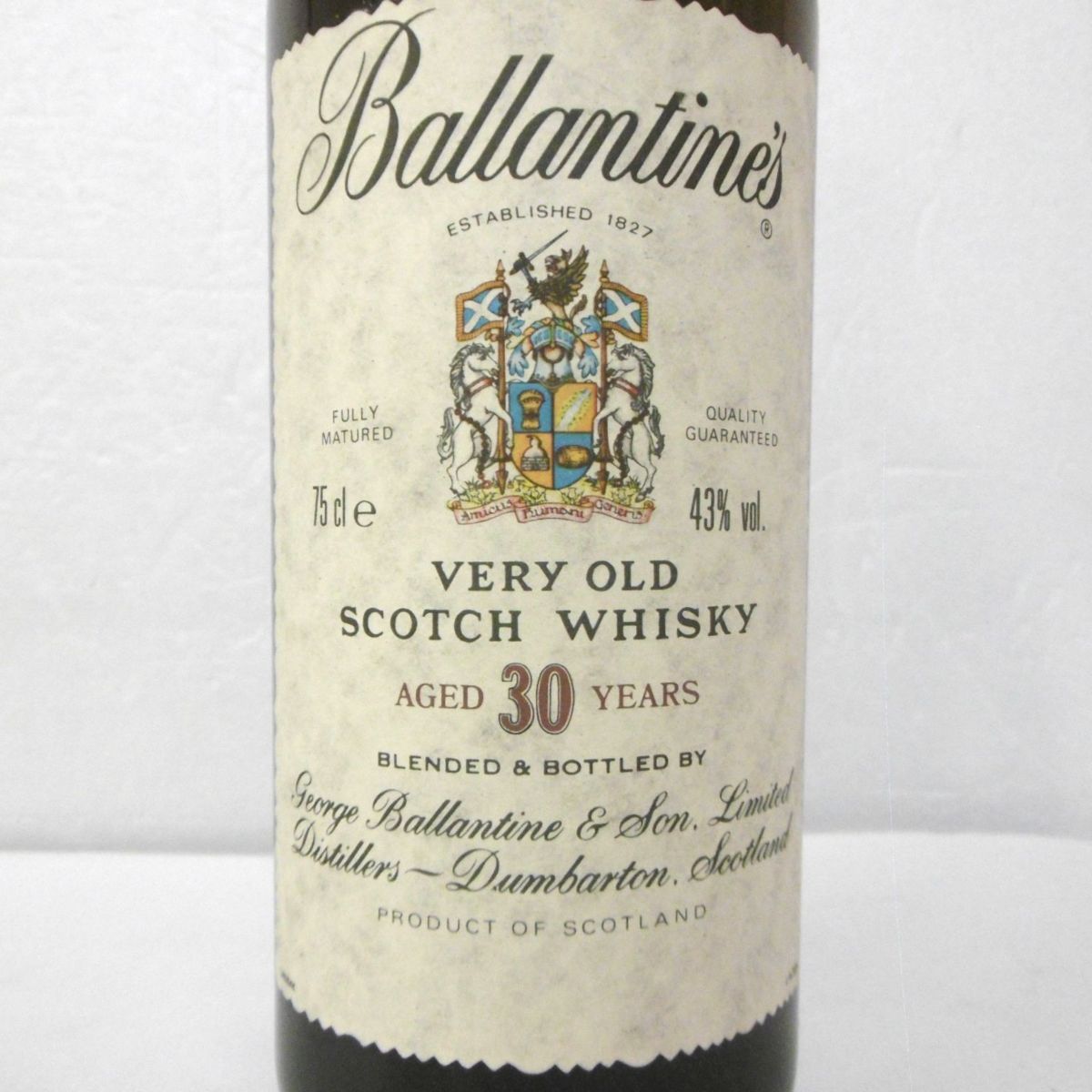 古酒 未開栓 BALLANTINES バランタイン 30年 VERY OLD 金キャップ