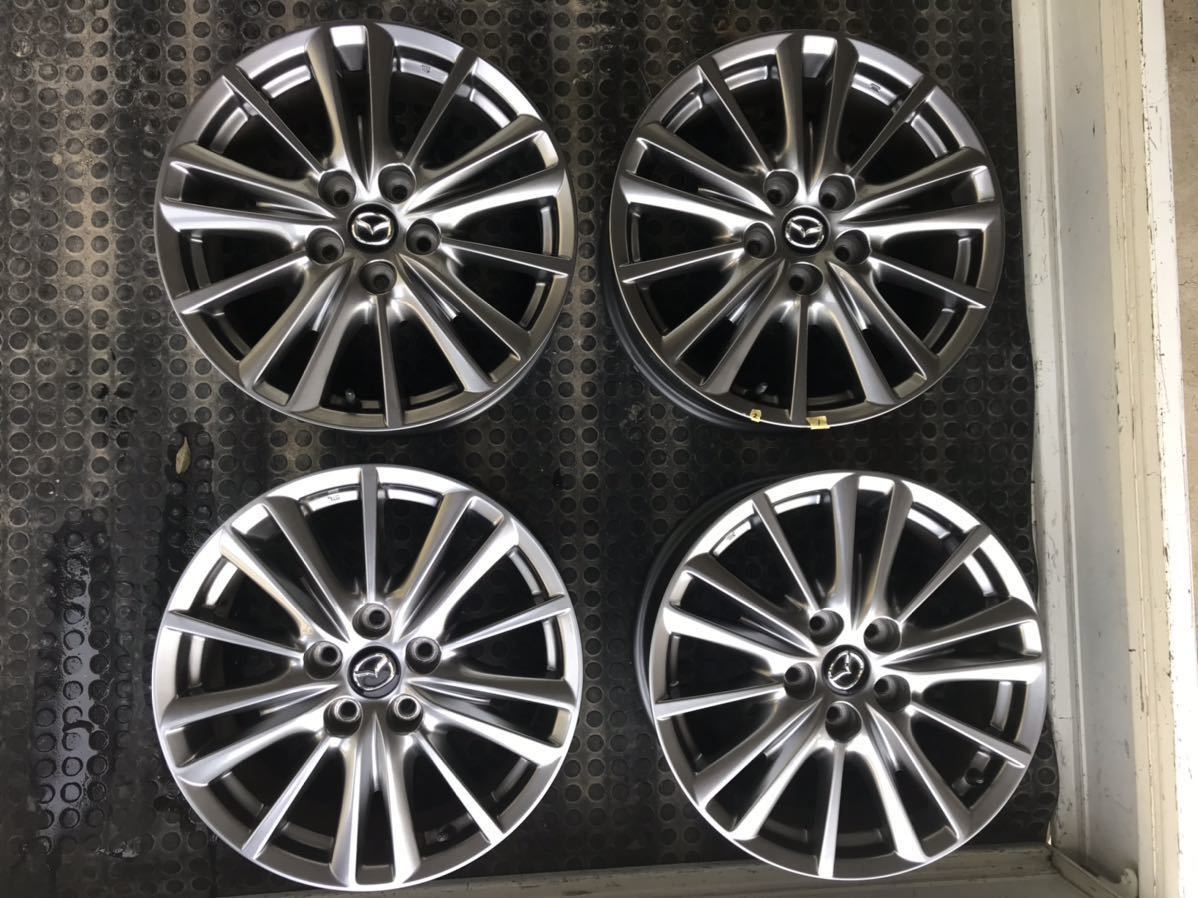 【マツダ純正　送料込】 225/55R17 17インチ　アテンザ MAZDA マツダ GJ アテンザ 純正 17in 7.5J +50 PCD114.3 ケンダ アイステック