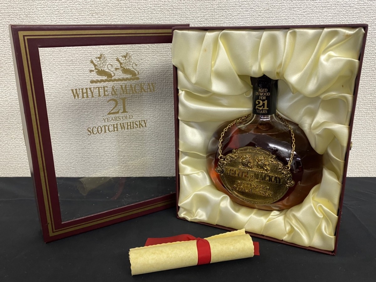 未開栓 WHITE＆MACKAY ホワイト＆マッカイ 21年 750ml 43％ スコッチ