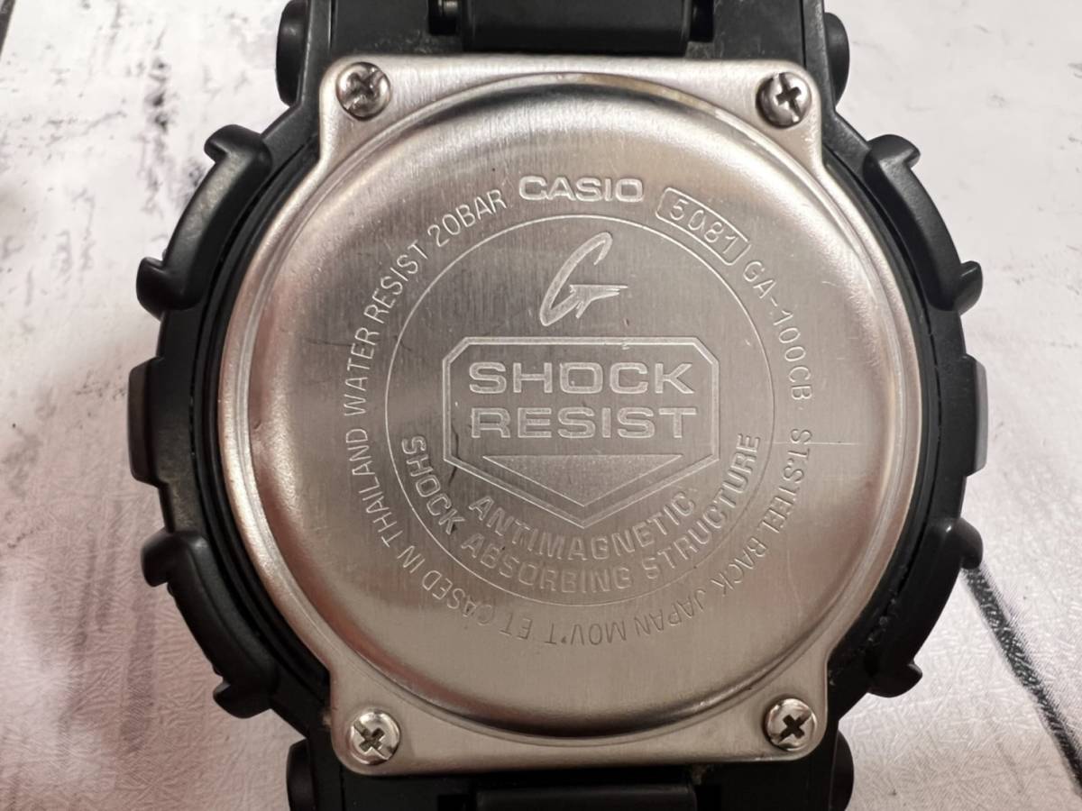 カシオ Casio G-SHOCK ジーショック GA-100CB カモフラージュ ブラック 