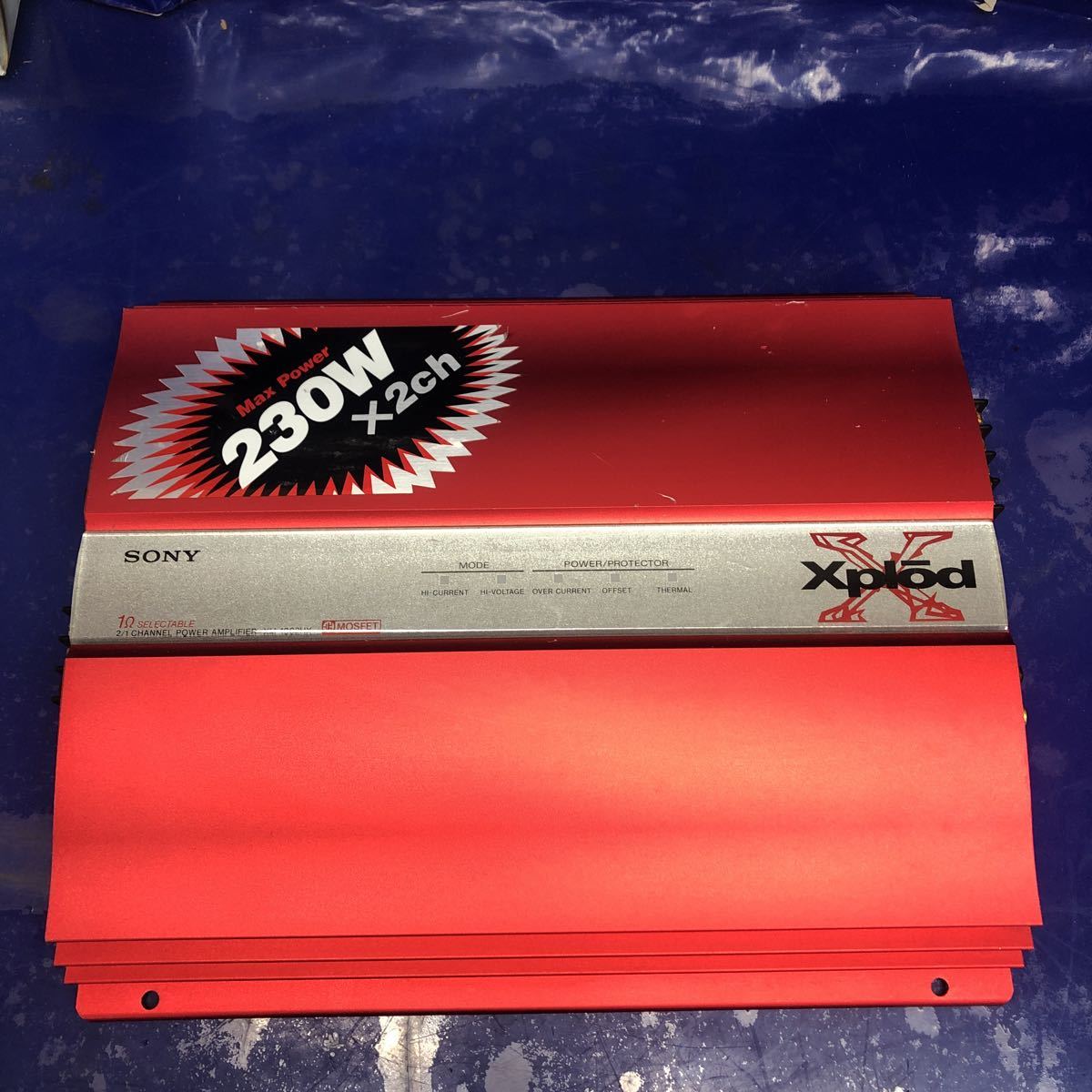 SONY 車載用 ステレオパワーアンプ「XM-1002HX」 2⁄1ch