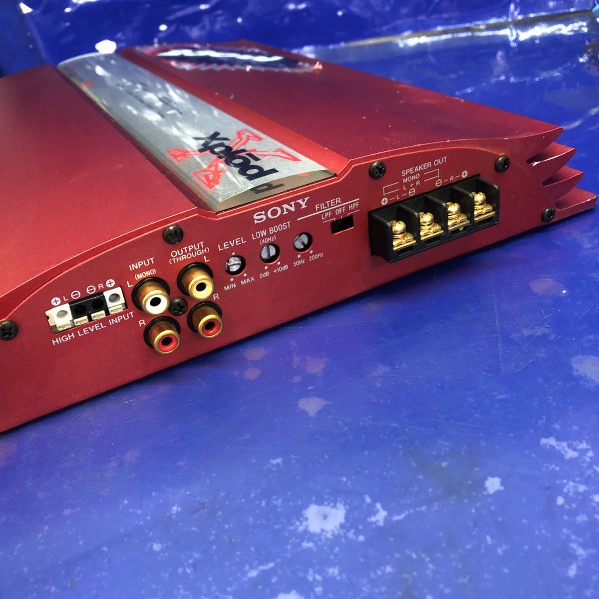 【美品】パワーアンプ SONY XM-1002HXソニー SONY XM-1002HX アンプ カーオーディオ