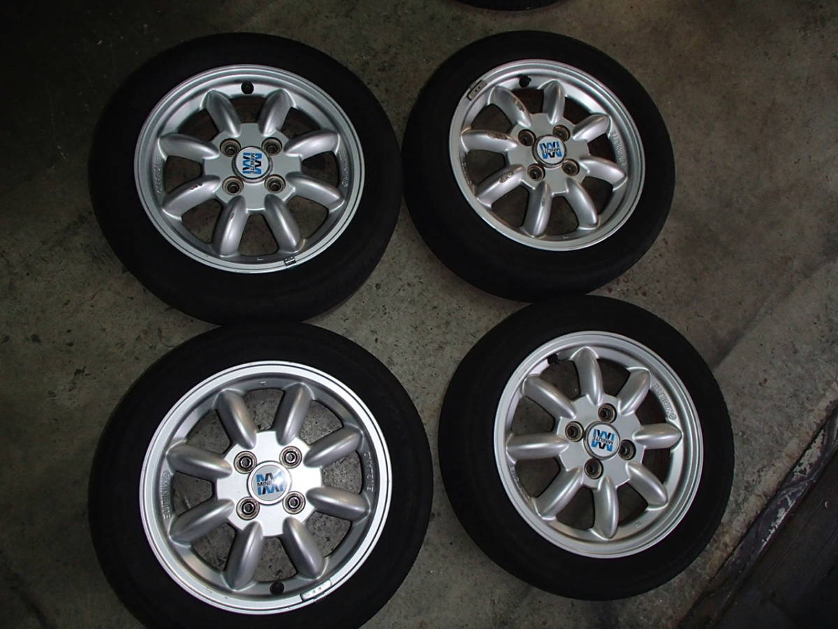 〇ダイハツ ミラジーノL700S 純正ミニライトMINILITE14インチアルミ 4 