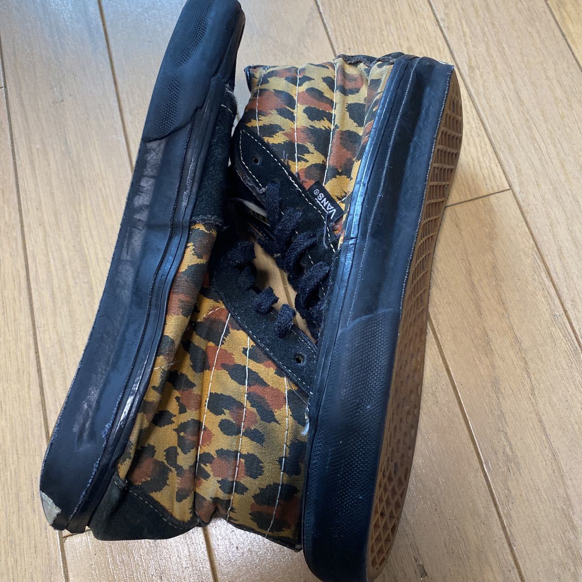 90s 90年代 vans バンズ sk8 スニーカー USA製 レオパード レア 