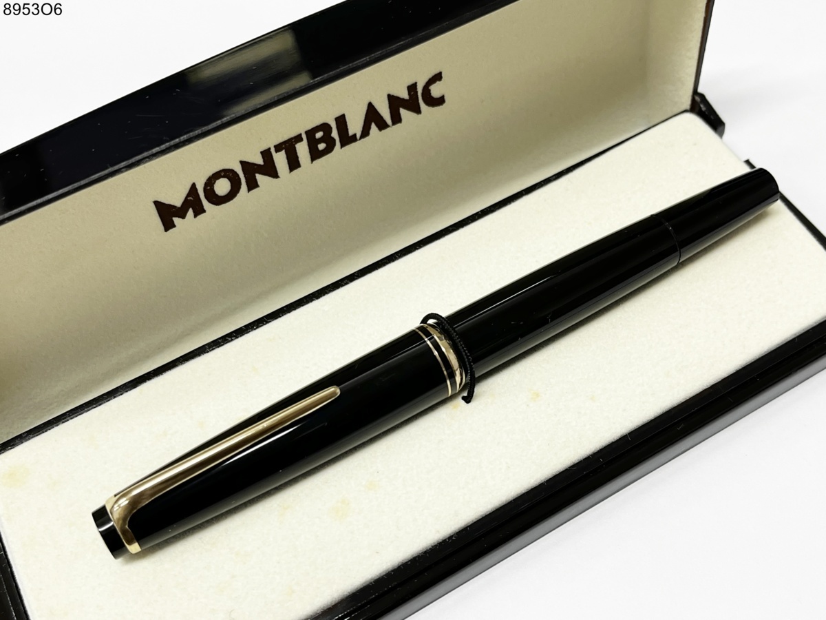 ☆MONTBLANC モンブラン No.22 ブラック×ゴールド 万年筆 筆記用具