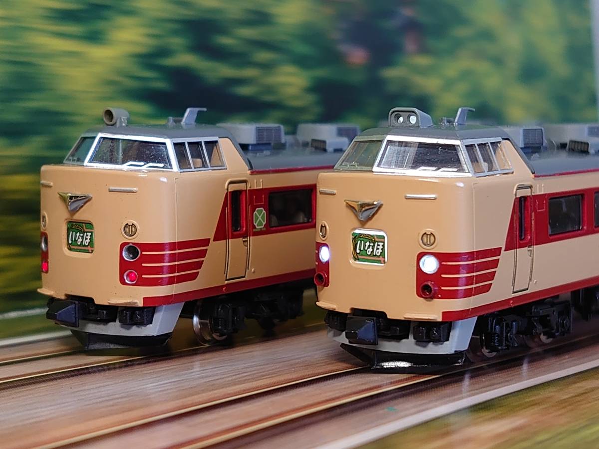 NゲージTOMIX 国鉄 485-1000系特急電車基本セット ウェザリング加工