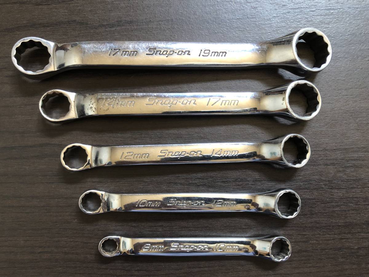 Snap-on スナップオン めがねレンチ 5本セット 【公式通販】