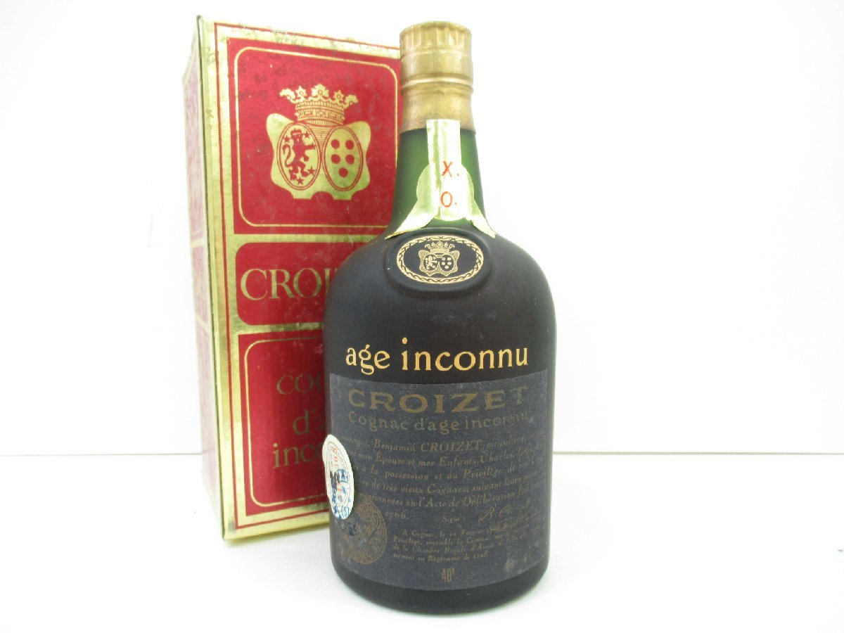 CROIZET AGE クロアーゼ INCONNU コニャック アージュ XO Croizet 