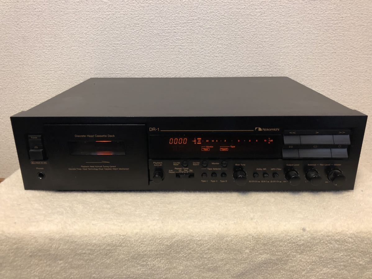 Namichi ナカミチ DR-1 ディスクリート3ヘッドカセットデッキ 現状品