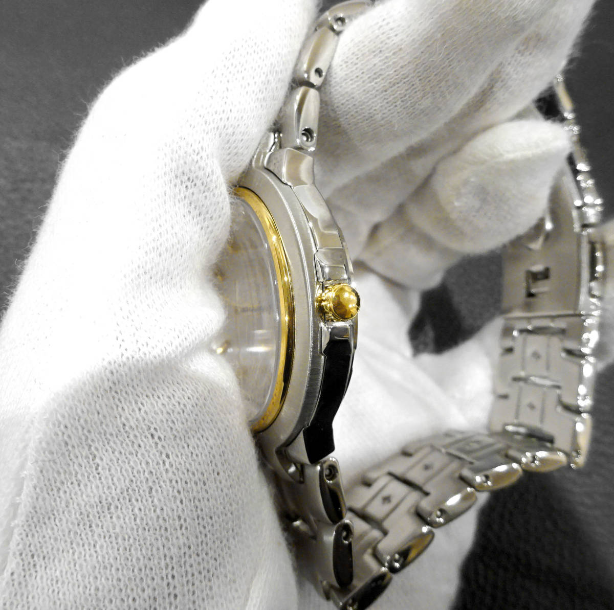 未使用 SEIKO セイコー 5J22-0C30 KINETIC キネティック 腕時計 