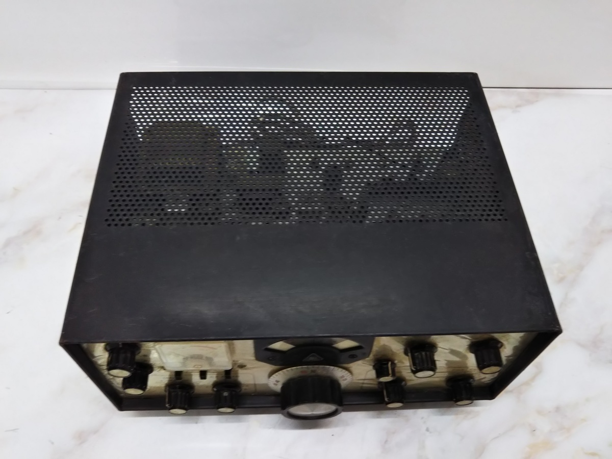 △現状品 アマチュア無線 真空管受信機 YAESU FR-50B 八重洲無線 通電