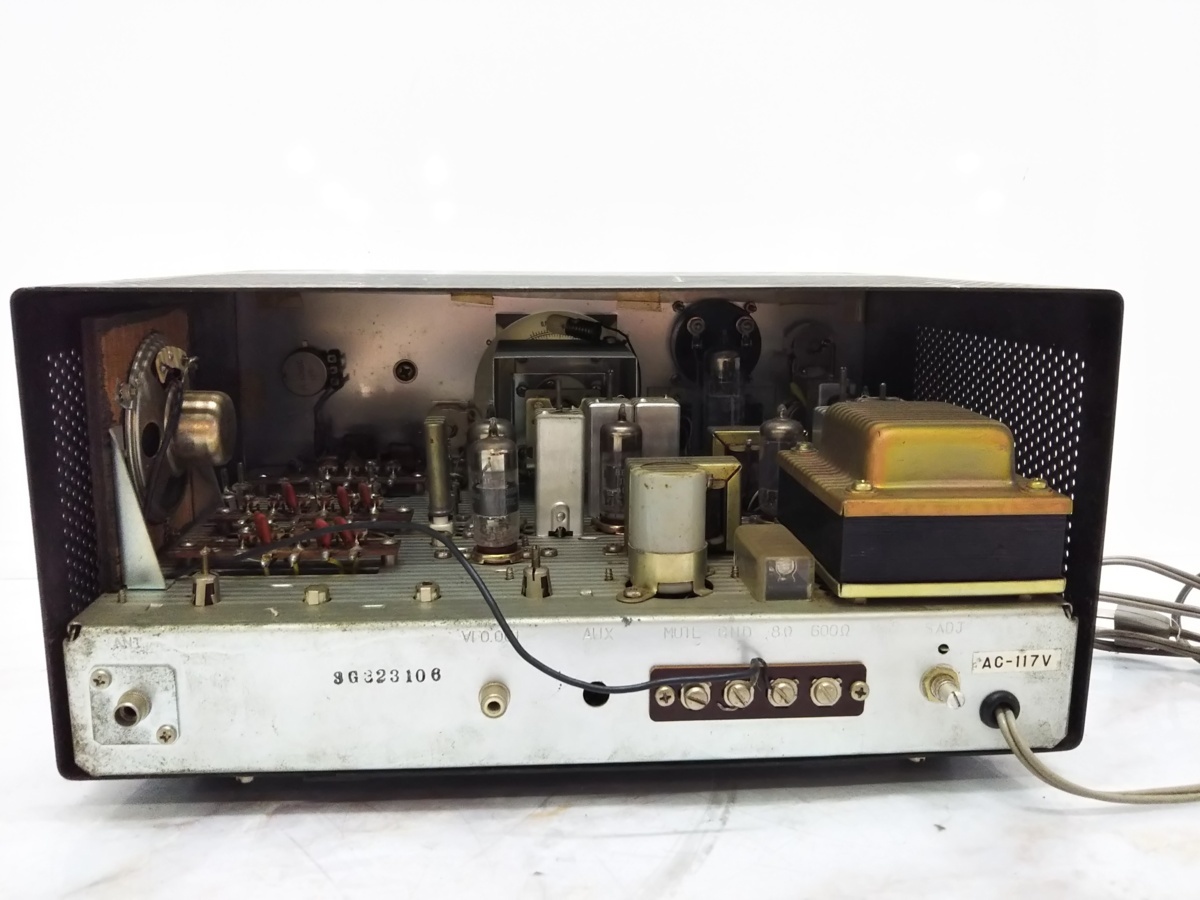 △現状品 アマチュア無線 真空管受信機 YAESU FR-50B 八重洲無線 通電
