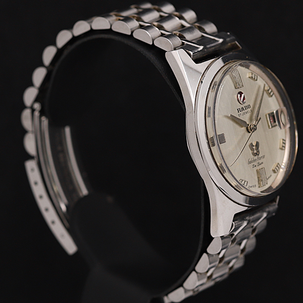 ラドー ゴールデンホース デイト 1円☆稼働品RADO⁄ラドーゴールデン