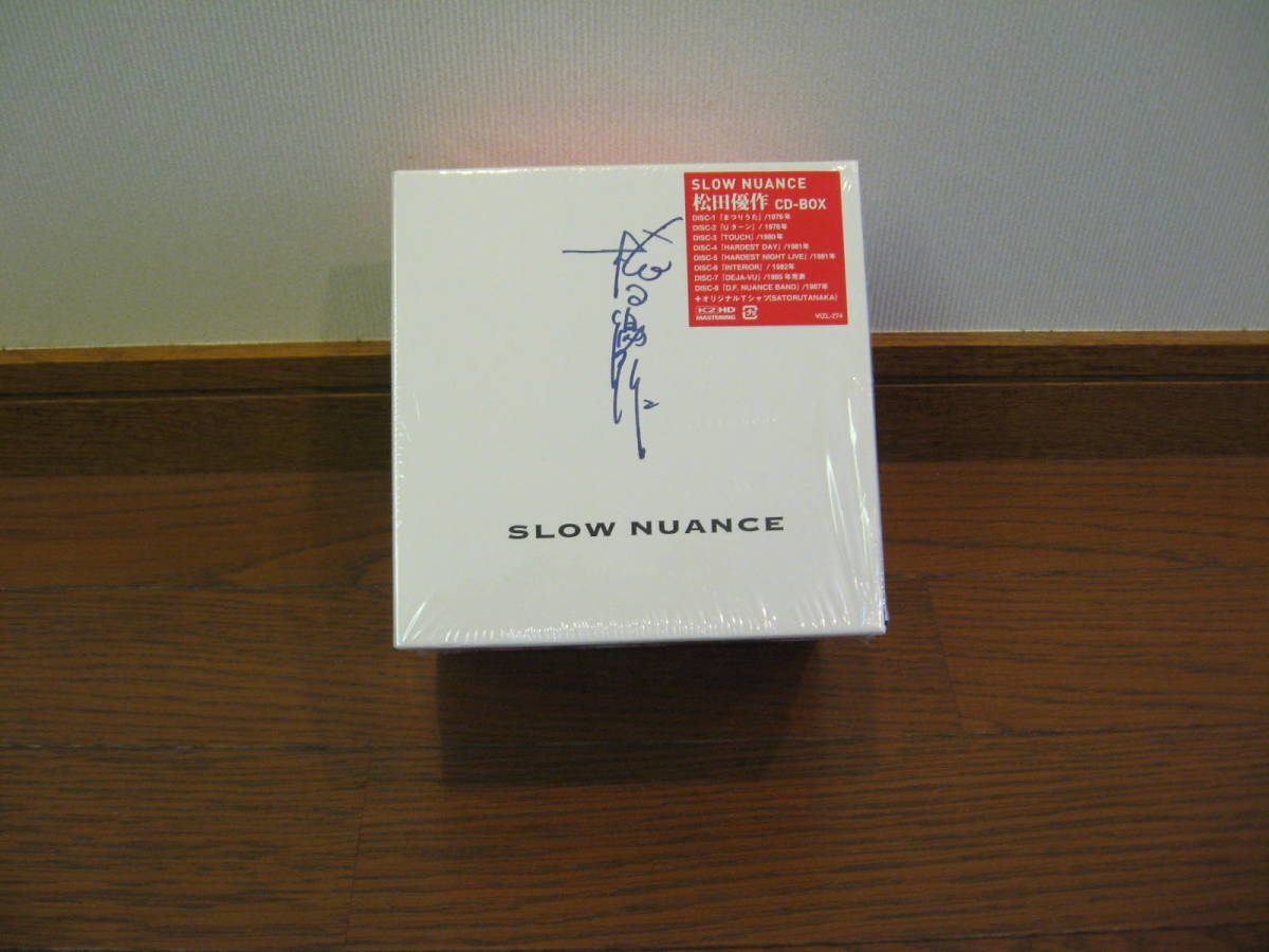 松田優作 NUANCE SLOW CD-BOX BOX CD - (完全生産限定盤 CDSLOW 直販特売中 メルカリ &frasl; | CD-BOX（Tシャツ付き限定盤 優作 HMV&amp;BOOKS