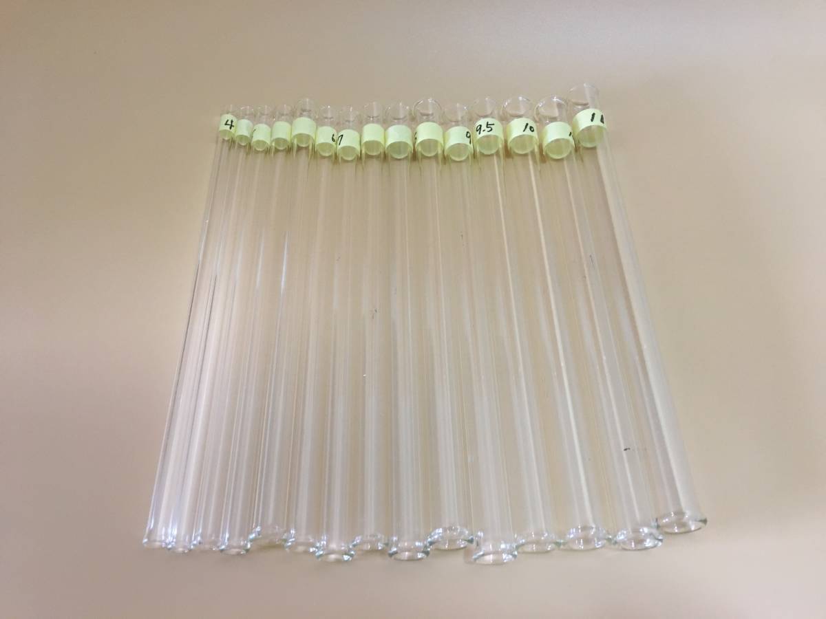 「　新品　」　4㎜～11㎜　カヤウキ太さ成形器　15本　セット　カヤウキ自作　カヤウキDIY　耐熱ガラス　／0191