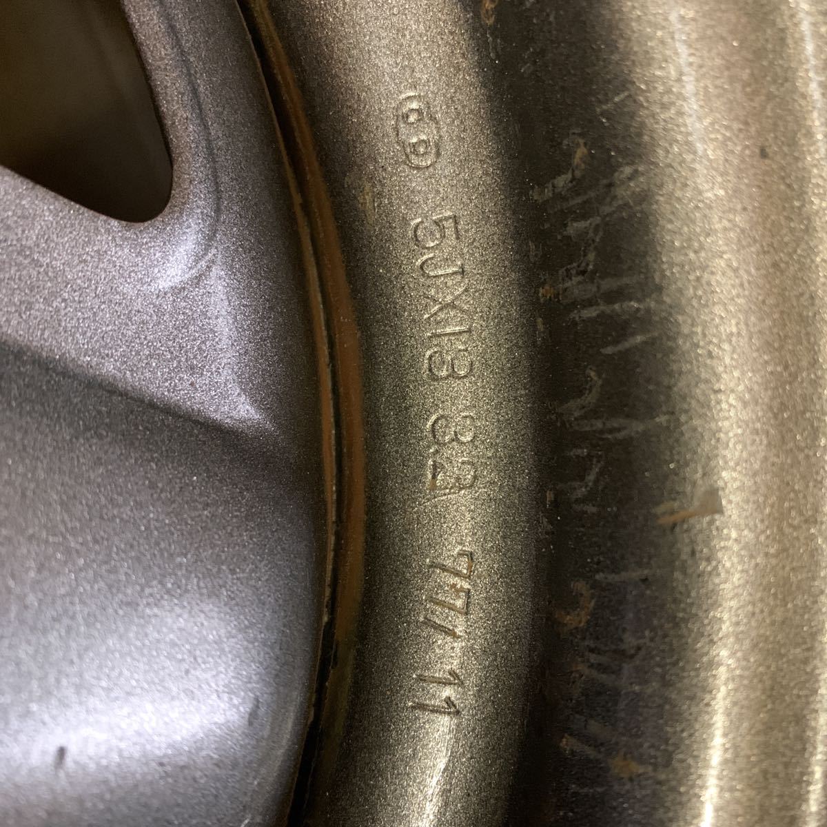 最終出品 トヨタ純正GTホイール 当時物 トヨタ純正 鉄ホイール 加工鉄 
