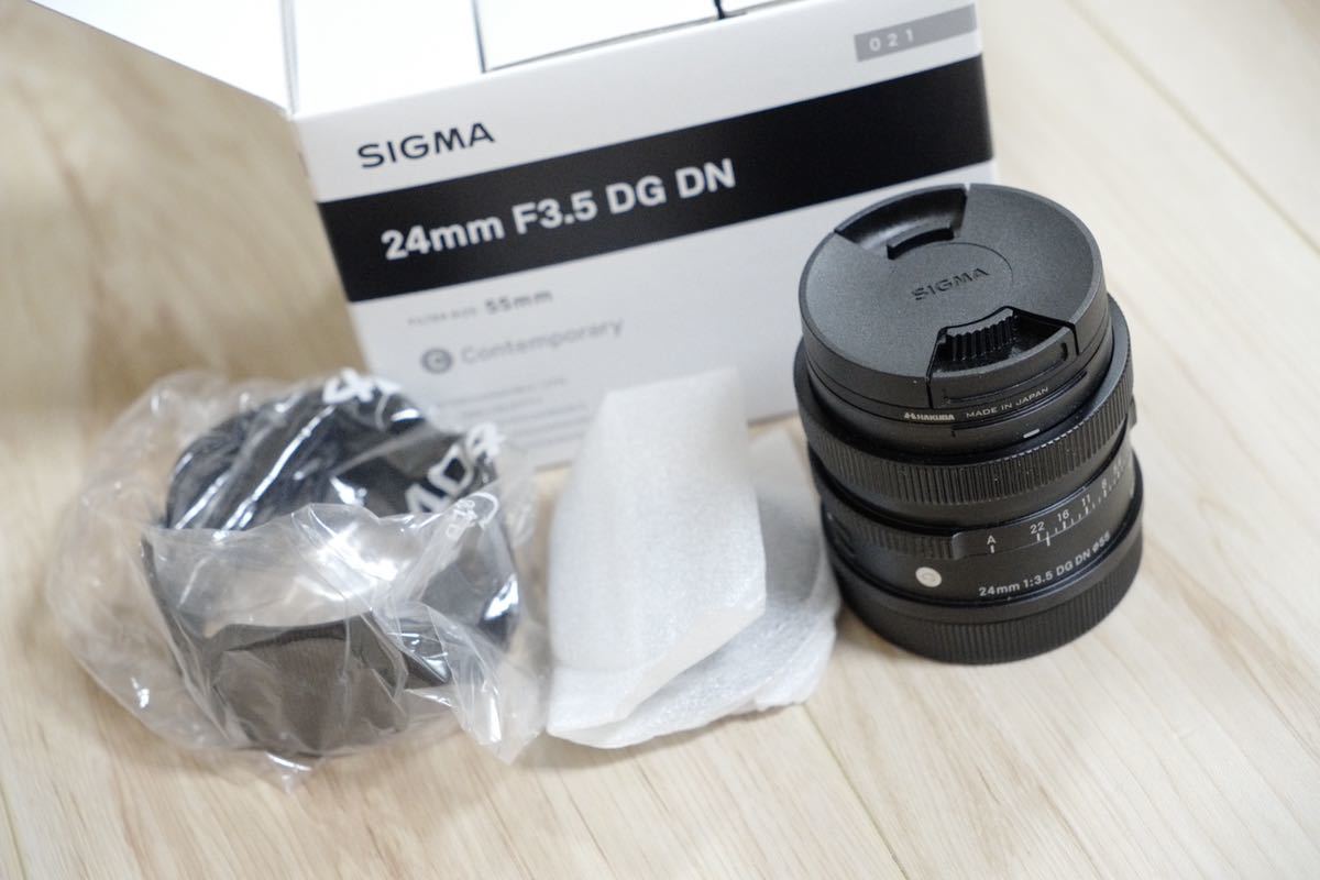 【全国無料】 最終 sigma 24mm F3.5 DG DN ライカL用 シグマ マグネット式メタルキャップ フィルター フード 化粧箱 未記入保証書付(その他)｜売買されたオークション情報、yahooの商品情報をアーカイブ公開 - オ その他