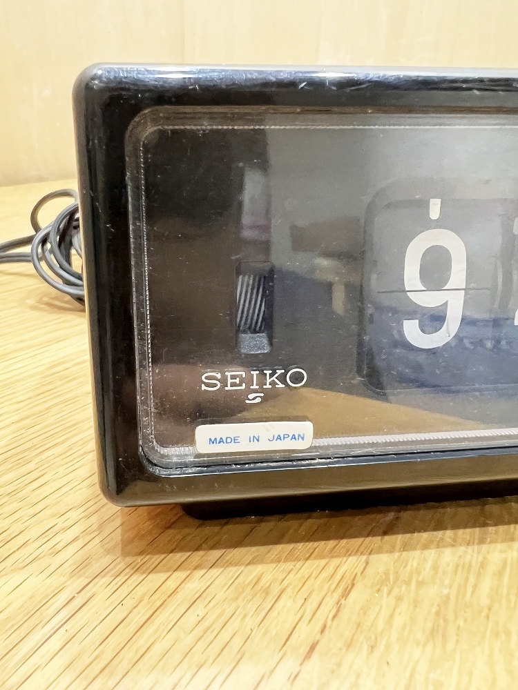 SEIKO セイコー パタパタ時計 昭和レトロ レトロ 置時計 Yahoo