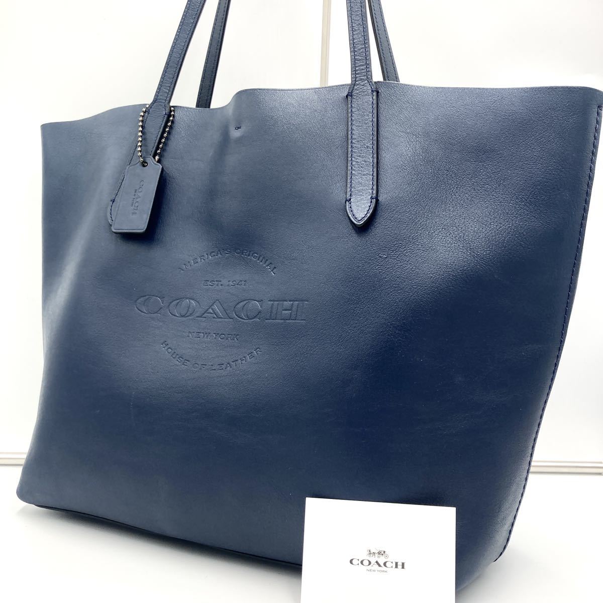 1円 【圧倒的存在感】超高級品 COACH コーチ トートバッグ ビジネス