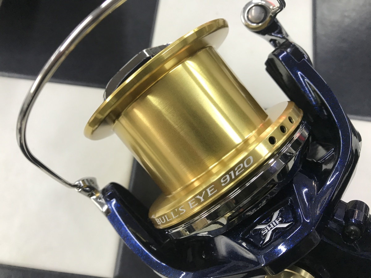 シマノ ブルズアイ 9120 未使用品 9100スプール付き カゴ釣り 遠投 ヒラマサ カンパチ 真鯛 イサキ シマノ 15スーパーエアロ 夢屋 公式通販 2026年最新ブルズアイ スプールの人気アイテム