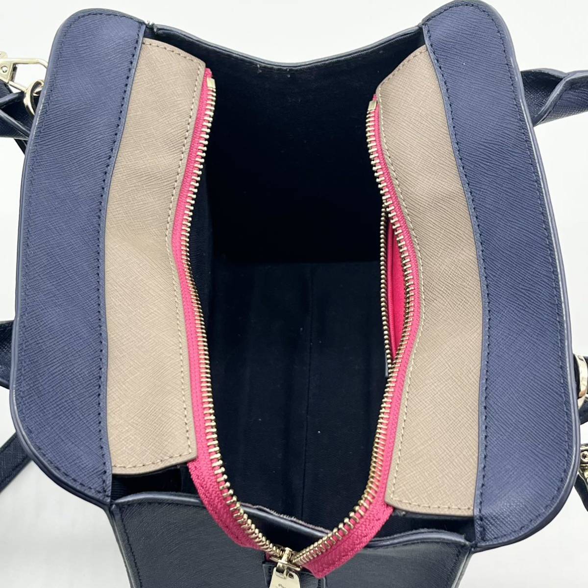 1円〜 未使用 ポールスミス Paul Smith 2way ミニハンドバッグ 