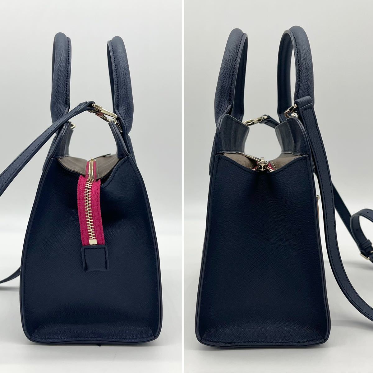 1円〜 未使用 ポールスミス Paul Smith 2way ミニハンドバッグ 