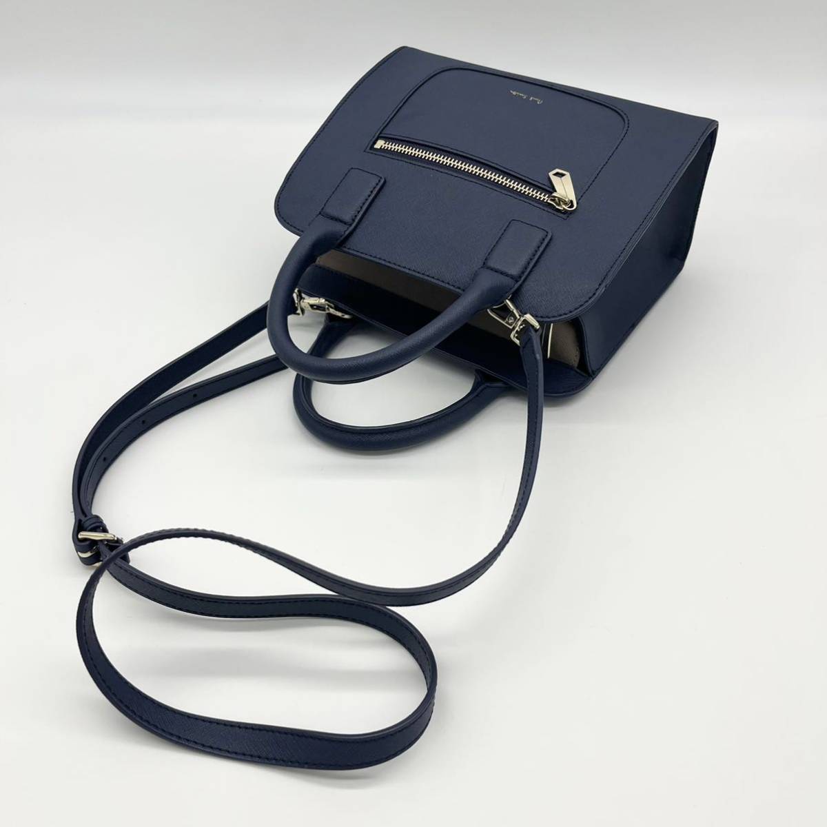 1円〜 未使用 ポールスミス Paul Smith 2way ミニハンドバッグ 