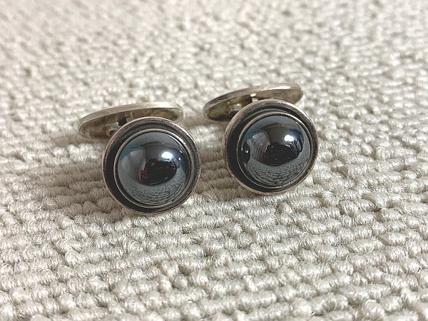   カフリンクス 44D ヘマタイトモデル※付属品無し カフリンクス 44D ヘマタイトモデル※付属品無し Georg Jensen - GEORG