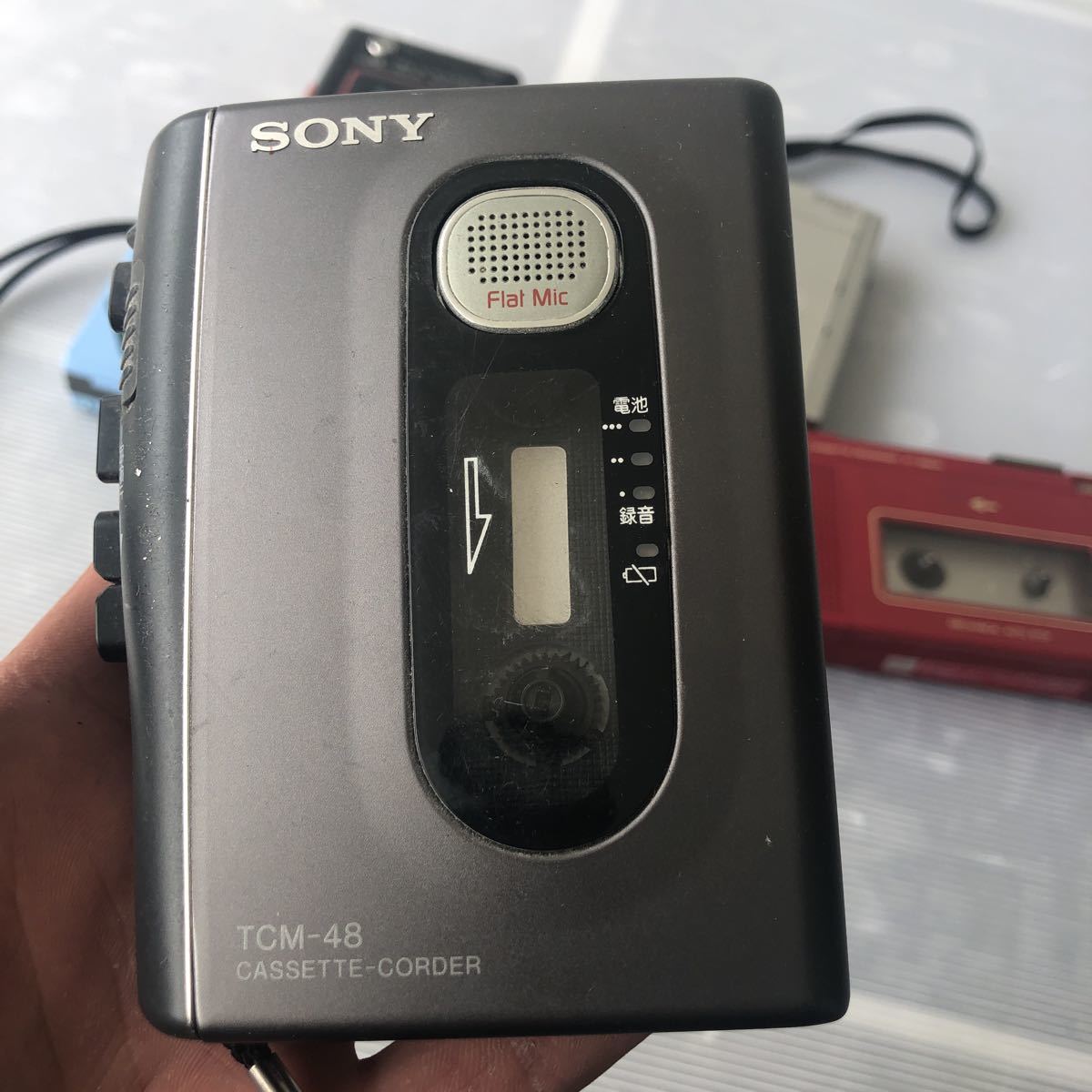 ●SONY 6点セット　本体のみ　WM-GX202・TCM-48 TCM-100・WM-EX910 TCM-45 WM-55 NATIONAL TOSHIBA KT-1950R - Yahoo!オークション 「sony LM CFウォークマン (ブルー)