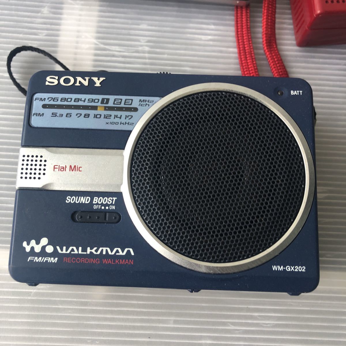 ●SONY 6点セット　本体のみ　WM-GX202・TCM-48 TCM-100・WM-EX910 TCM-45 WM-55 NATIONAL TOSHIBA KT-1950R - Yahoo!オークション 「sony LM CFウォークマン (ブルー)