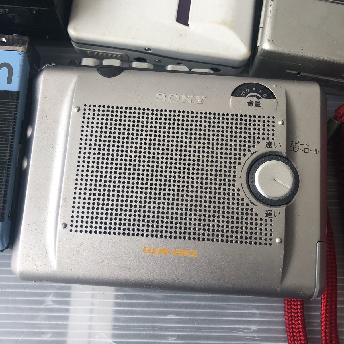 ●SONY 6点セット　本体のみ　WM-GX202・TCM-48 TCM-100・WM-EX910 TCM-45 WM-55 NATIONAL TOSHIBA KT-1950R - Yahoo!オークション 「sony LM CFウォークマン (ブルー)
