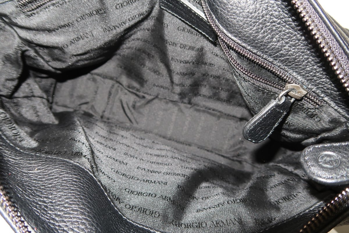 超美品 ジョルジオアルマーニ GIORGIO ARMANI メッセンジャーバッグ