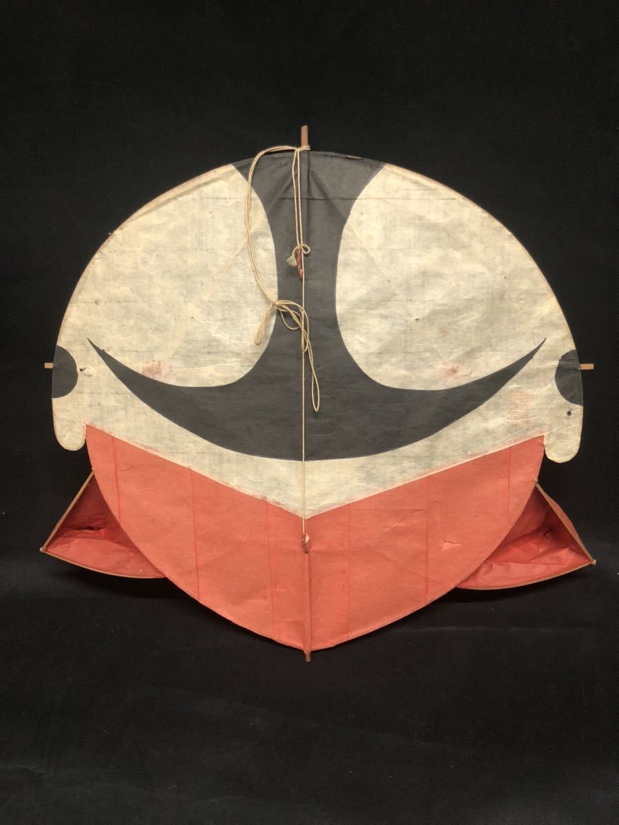 ☆希少 名古屋古流凧 鯱風作 福助/変わり凧 佐藤昌明作 古流凧 工芸品  