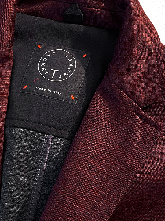 定価8.2万 T-JACKET ティージャケット リラクシーな着心地が魅力的な ジャージーセットアップ スーツ ストレッチ イタリア製 トネッロ M