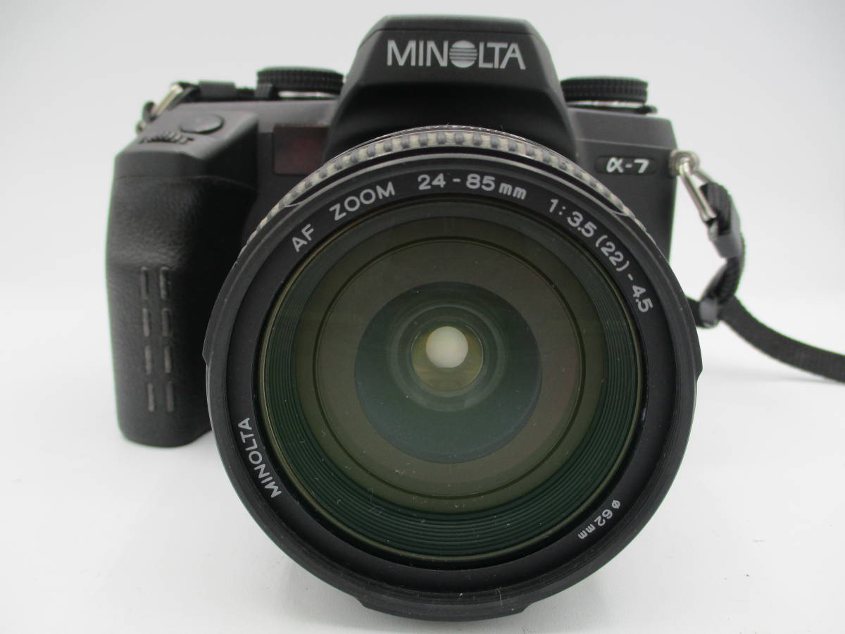 中古 カメラ ミノルタ MINOLTA α-7 ボディ＋24-85mm 1:3.5〔22〕－4.5