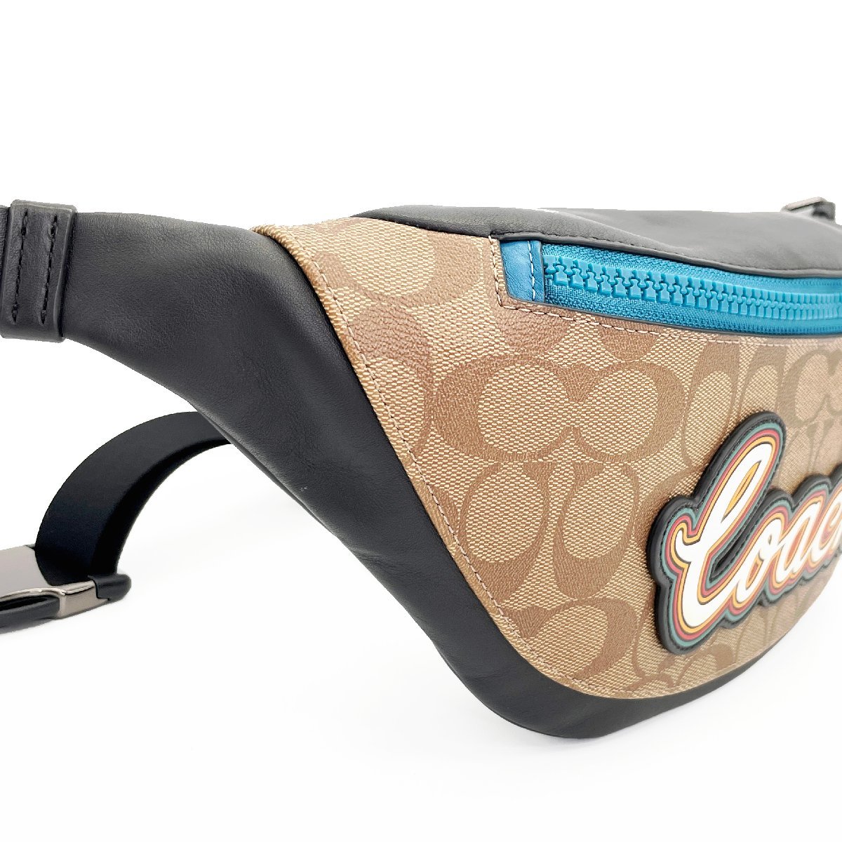 美品　コーチ　ボディバッグ　ウエストポーチ　シグネチャー　PVC　レザー Amazon | [コーチ] ボディバッグ F76795 シグネチャー ウエストポーチ