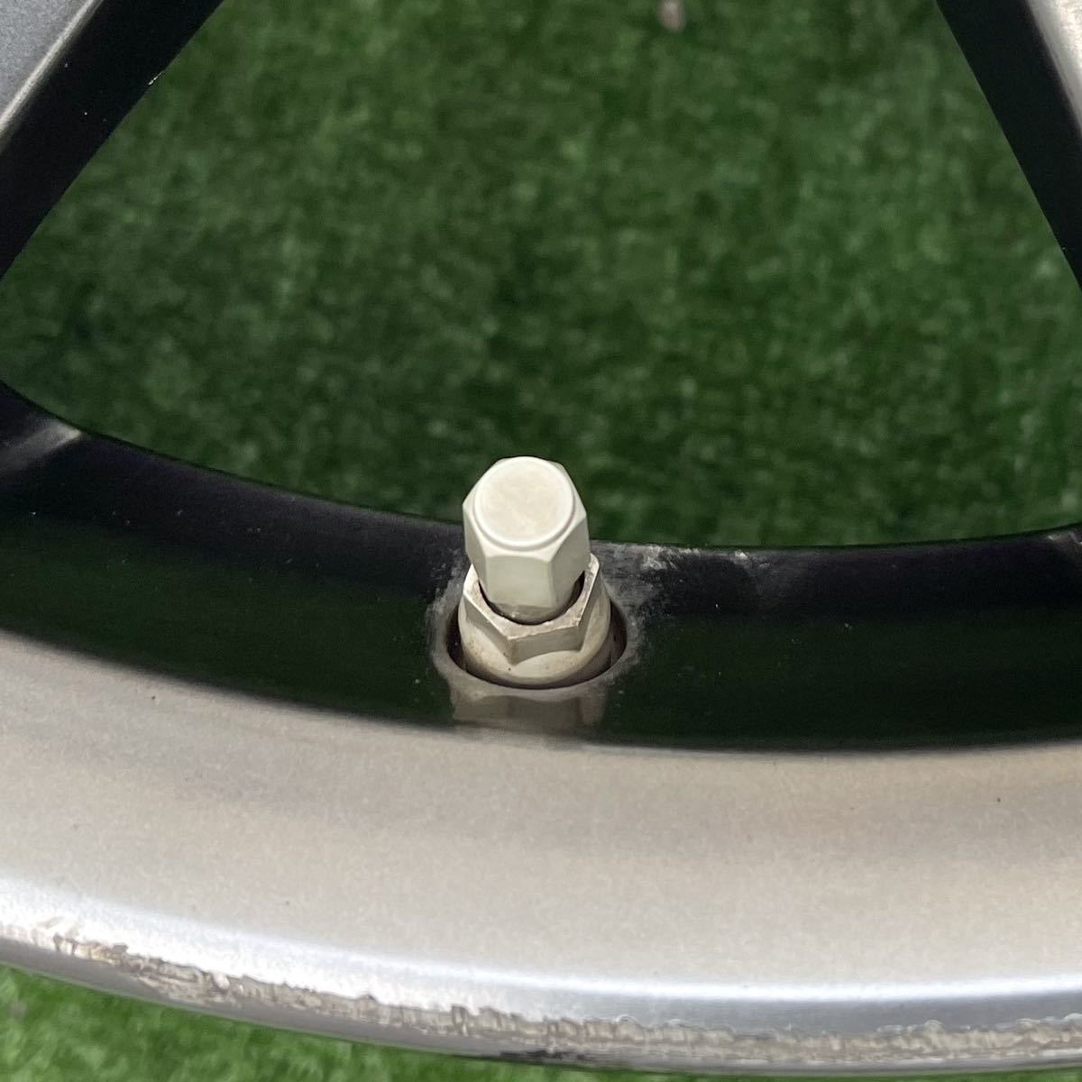 076 BBS SR016 18 8j +45 112 5H 美品 ベンツ CLA アウディ VW 18