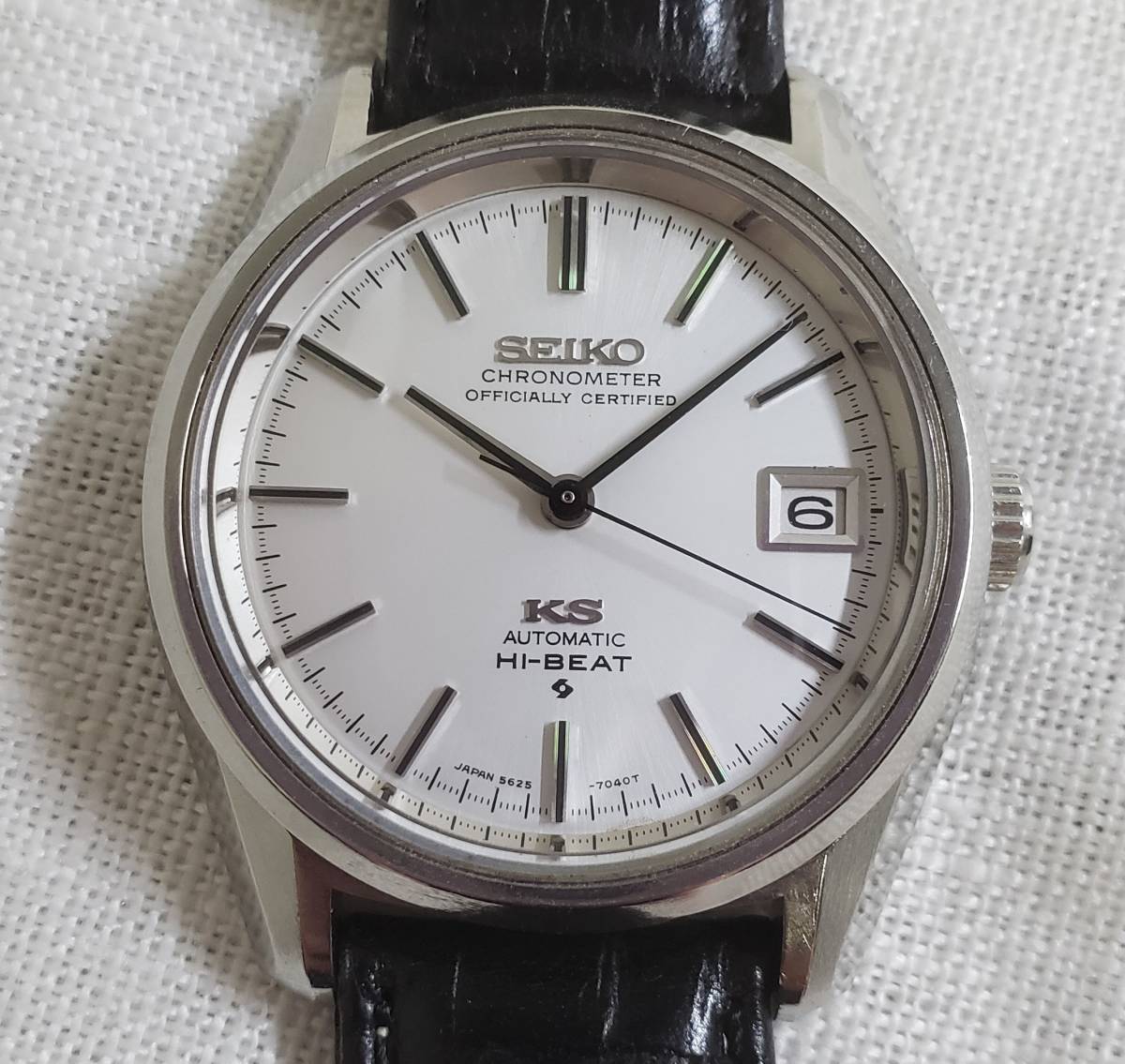 KINGSEIKO CHRONOMETER 5625-7040 タグ付き キングセイコー クロノ 