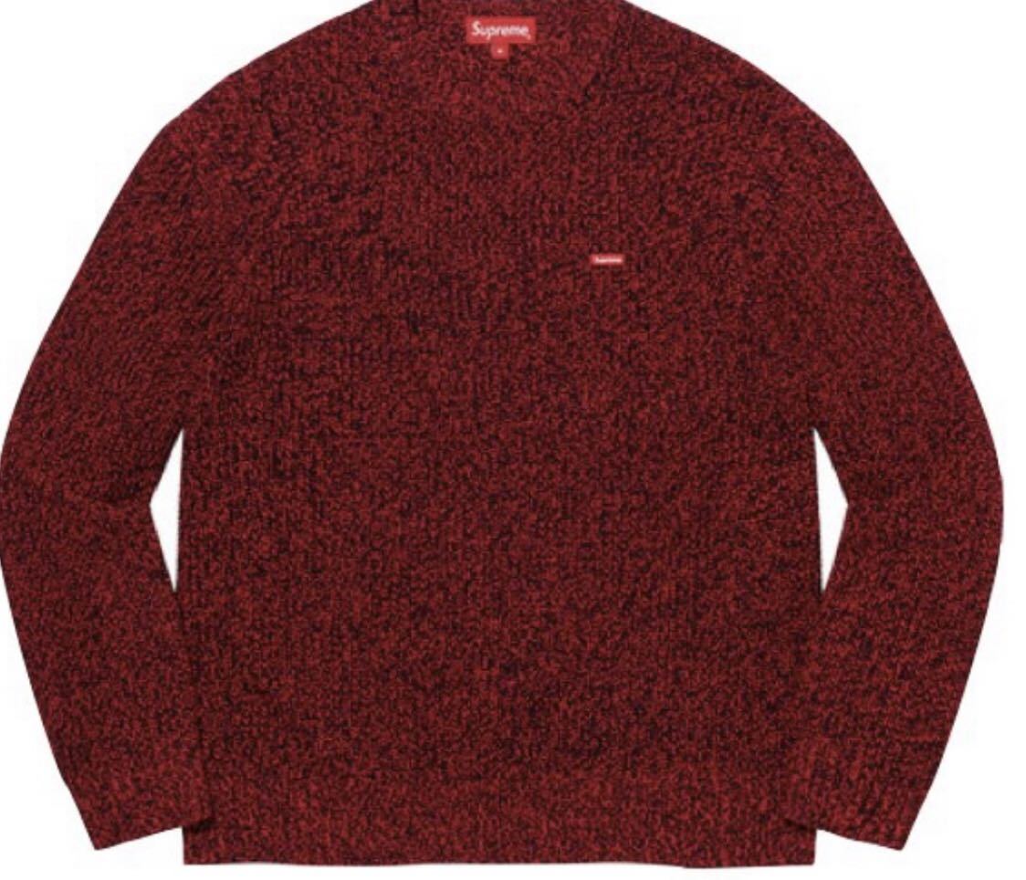 私物 キムタク着 Supreme Melange Rib Knit Sweater L シュプリーム
