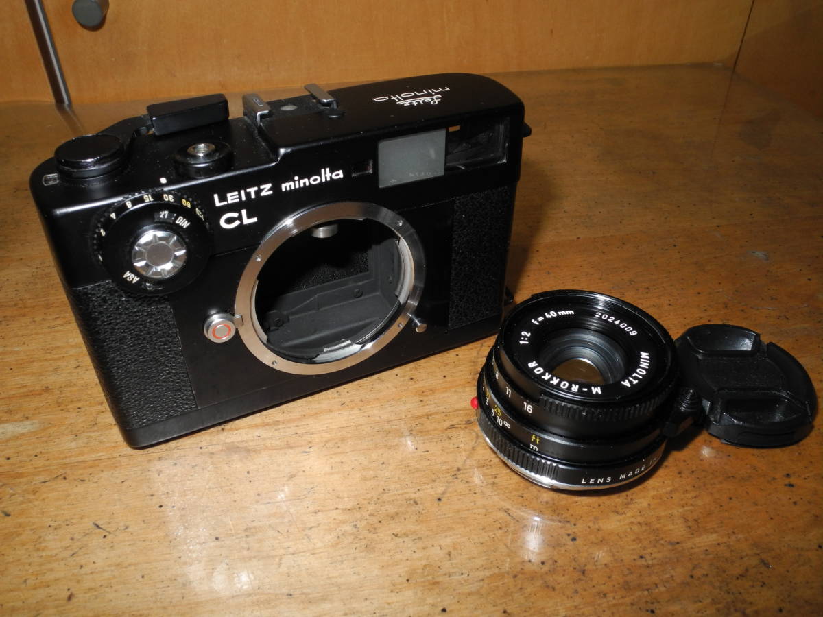 小型のレンジファインダ―機、Leitz Mnolta、フイルムカメラです。本家ライカの、Mマウントレンズが使えます。レンズ付きです。 CL minolta LEITZ Ⅱ(2点)◆フジカ Fujica どんなカメラを選び