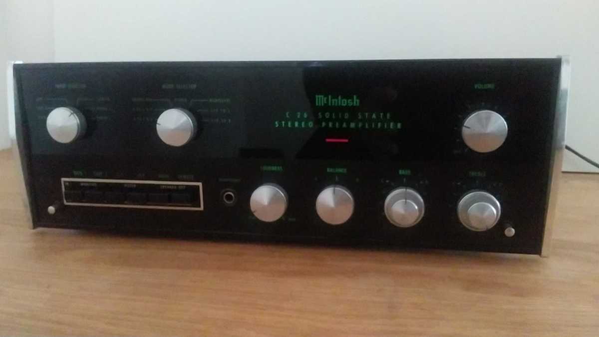McIntosh C26　STEREO PREAMPLIFIER 