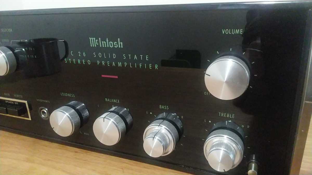 McIntosh C26　STEREO PREAMPLIFIER 