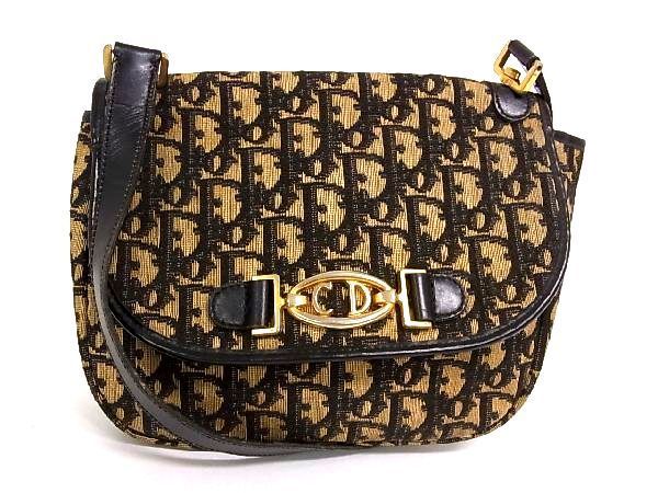 1円 トロッター ディオール Dior Christian ChristianDior 美品 クリスチャン 極美品 サドルバッグ クリスチャンディオール Yahoo!オークション DIOR キャンバス×レザー キャンバス 希少