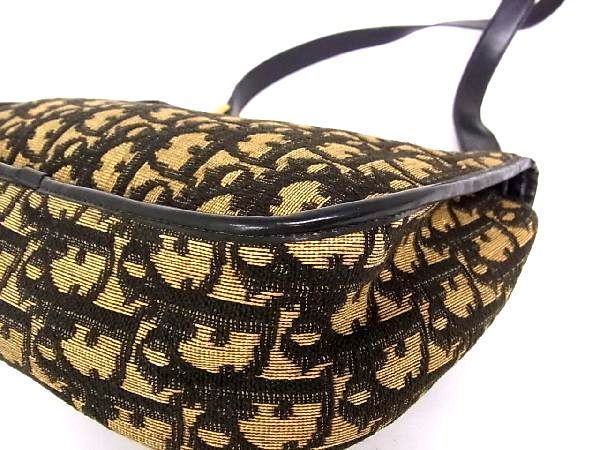 1円 トロッター ディオール Dior Christian ChristianDior 美品 クリスチャン 極美品 サドルバッグ クリスチャンディオール Yahoo!オークション DIOR キャンバス×レザー キャンバス 希少